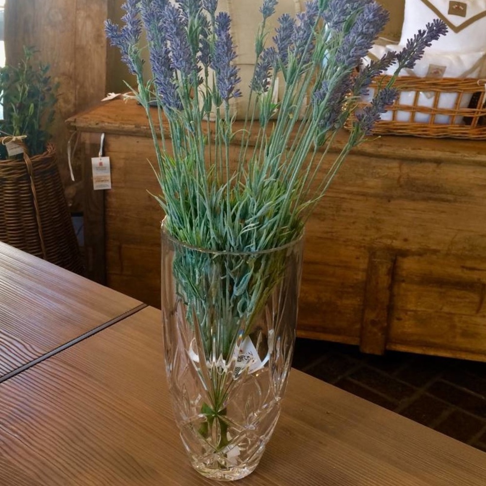 Bohemia Crystal 12" 24% Pbo Hand Cut Vase made in Czech Republic